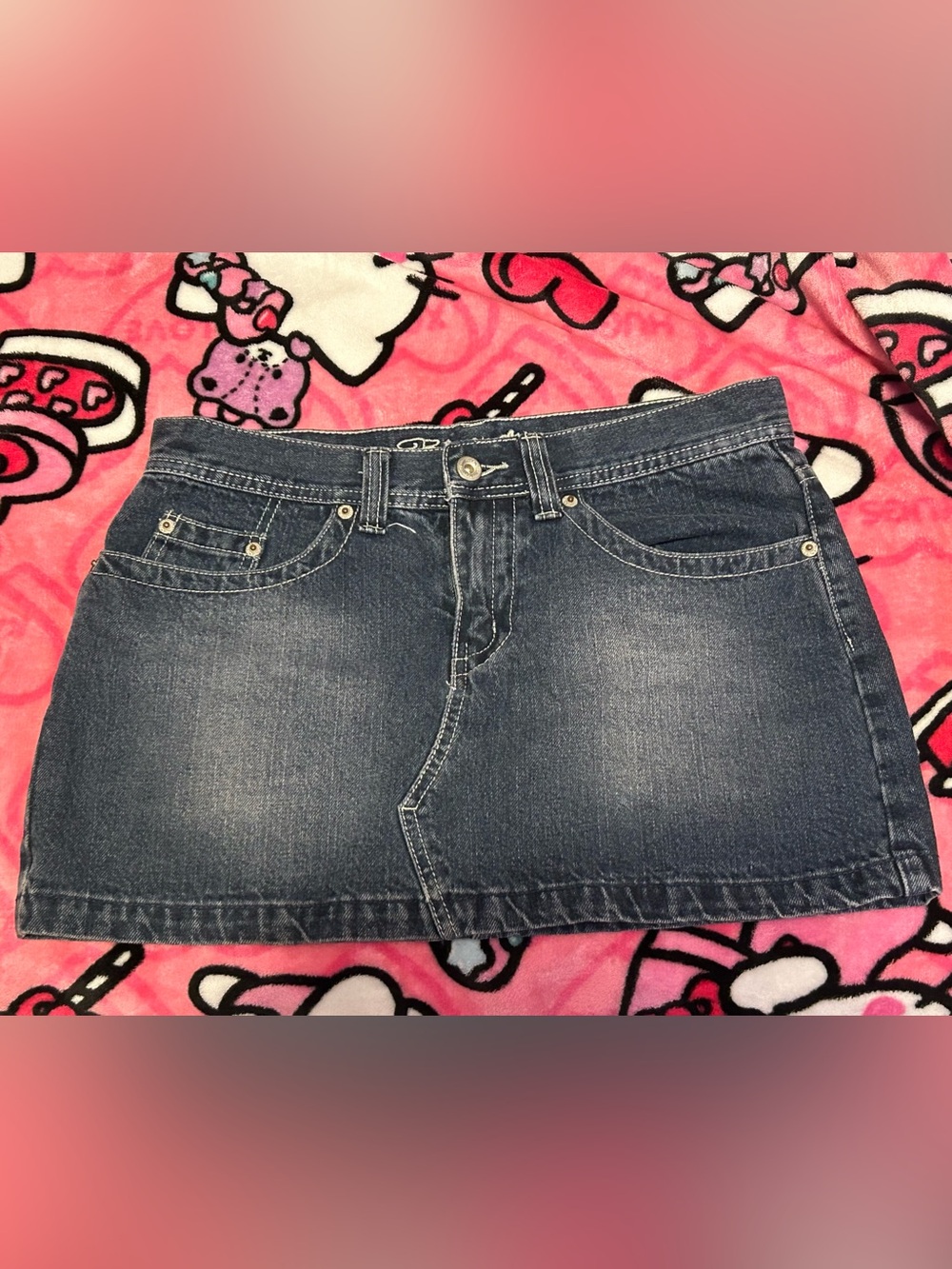 Y2K Bluenotes Denim Mini Skirt